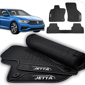 Tapete Jetta 2018 Adiante - 3 peças - Linha Premium