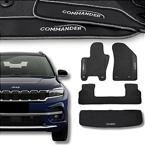 Kit de Tapetes para Commander - Internos + Porta Malas