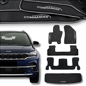 Kit de Tapetes para Commander - Internos + Porta Malas