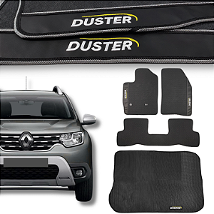Kit de Tapetes para Duster 2016 a 2025 - Internos + Porta Malas
