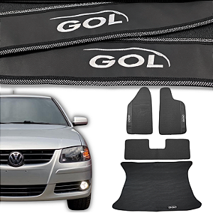 Kit de Tapetes para Gol G2 G3 G4 - Internos + Porta Malas