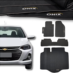 Kit de Tapetes para Onix 2020 a 2025 - Internos + Porta Malas