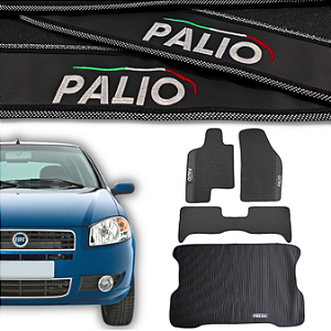 Kit de Tapetes para Palio 1998 a 2011 - Internos + Porta Malas