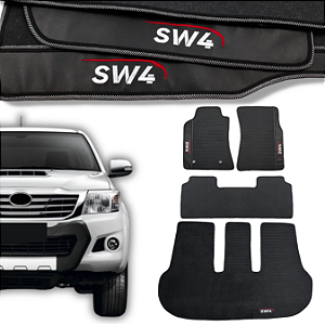Kit de Tapetes para SW4 2016 a 2025 - Internos + Porta Malas