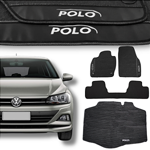 Kit de Tapetes para Polo 2018 a 2025 - Internos + Porta Malas