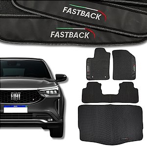 Kit de Tapetes para Fastback 2023 a 2025 - Internos + Porta Malas