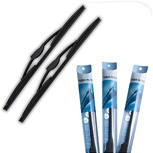 Palheta de Chuva Tiger Polegadas 21 e 19 - Compatível com Diversos Veículos