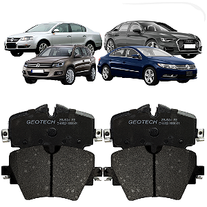 Pastilha de Freio para  VW CC 2009-2014 / Passat 2009 - 2010 / Tiguan 2012 - 2014 / Audi A6 2010-2011
