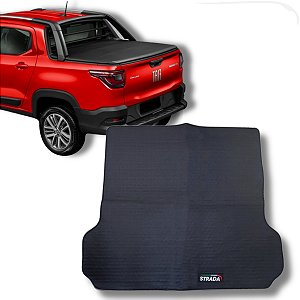 Tapete de Porta Malas para Strada Cabine Dupla Freedom Volcano Ranch 2020 a 2025 - Linha Premium