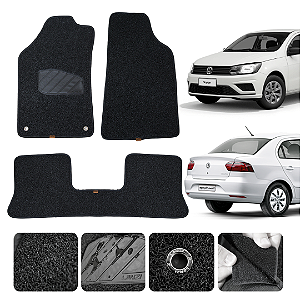 Tapete Automotivo De Capacho Para Voyage 2009 A 2022 - Preto