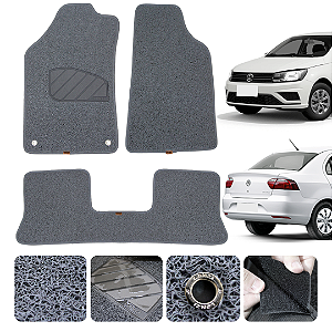 Tapete Automotivo De Capacho Para Voyage 2009 A 2022 - Cinza