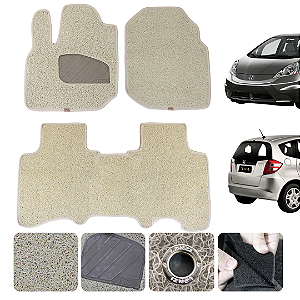 Tapete Compatível Com Honda Fit 2009 A 2014 Linha Bege