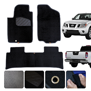 Tapete Automotivo Para Nissan Frontier 2013 a 2021 Carpete Lanzi