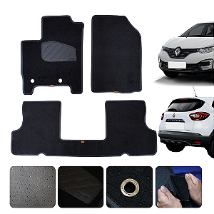 Tapete Automotivo Para Captur 2017 A 2024 Original Lanzi