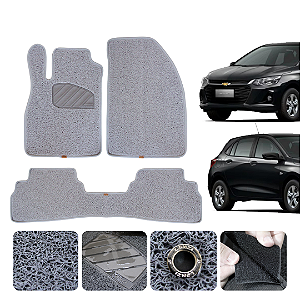 Tapete automotivo para Onix 2024 a 2026 Original Lanzi Cinza