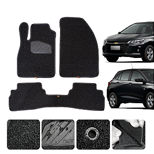 Tapete automotivo para Onix 2024 a 2026 Original Lanzi Preto