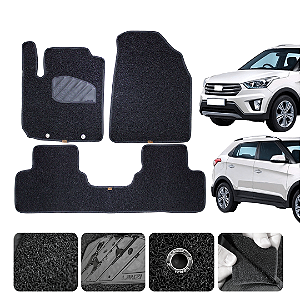 Tapete automotivo para Creta 2022 a 2026 Original Lanzi Preto