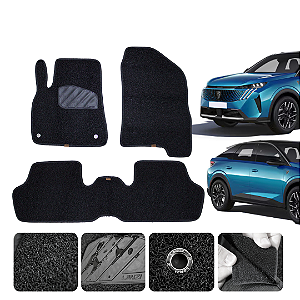 Tapete automotivo para 3008 2012 a 2026 Original Lanzi Preto