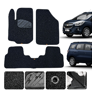 Tapete Automotivo Para Spin 2018 A 2026 Original Lanzi Preto