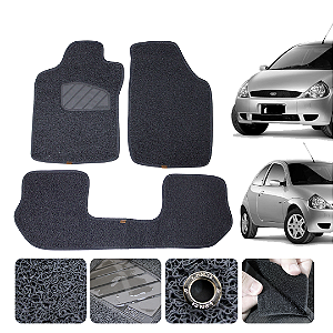 Tapete automotivo Para Ford Ka 96 capacho Grafite