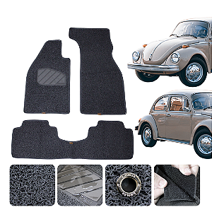 Tapete automotivo Para chevrolet Fusca 95 capacho Grafite