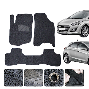 Tapete automotivo Para Hyundai I30 capacho Grafite