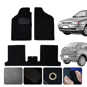 Tapete automotivo Para Gol G2 a G5 VW 2000 a 2013 Original Lanzi