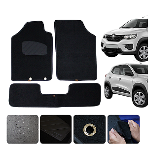 Tapete Automotivo Para Kwid 2018 a 2026 Original Lanzi
