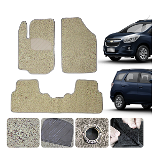 Tapete Automotivo Para Spin 2018 A 2026 Original Lanzi Bege