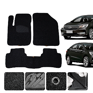Tapete automotivo Para arizzo 5 2018 a 2021 capacho Preto