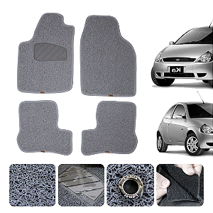 Tapete automotivo Para FORD KA 1996 a 2007 capacho Cinza