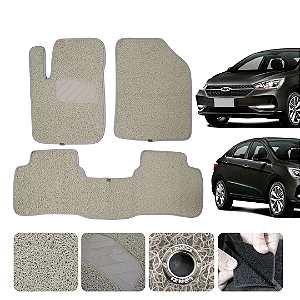 Tapete automotivo Para arizzo 5 2018 a 2021 capacho Bege
