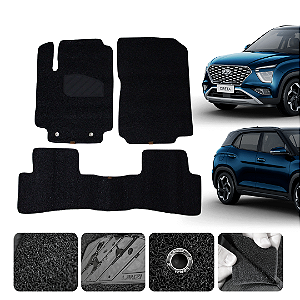 Tapete automotivo Para creta 2017 a 2021 capacho Preto