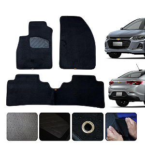 Tapete Automotivo para onix hatch 2020 a 2023 Original Lanzi