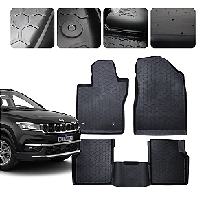 Tapete Automotivo Borda elevada Para Commander 2016 a 2026 Original Lanzi