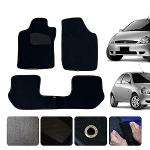 Tapete de carpete Automotivo Ford Ka 96 Original Lanzi