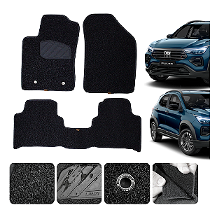 Tapete automotivo Fiat Pulse 2016 a 2026 capacho Preto