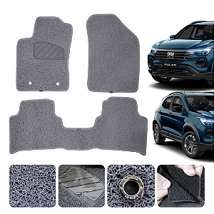 Tapete automotivo Fiat Pulse 2016 a 2026 capacho Cinza