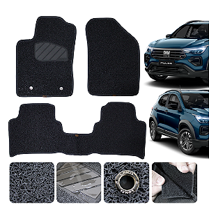 Tapete automotivo Fiat Pulse 2016 a 2026 capacho Grafite