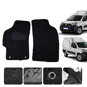 Tapete automotivo Para Fiorino 2021 A 2026 capacho Preto
