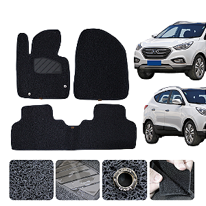 Tapete automotivo Hyundai Ix35 2011 a 2022 capacho Grafite