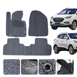 Tapete automotivo Hyundai Ix35 2011 a 2022 capacho Cinza