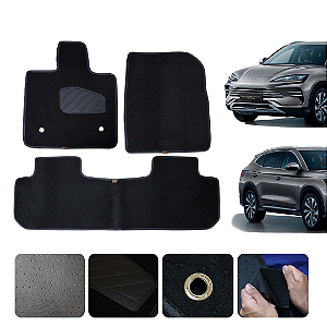 Tapete Automotivo para Byd Song Plus 2022 a 2025 Original Lanzi