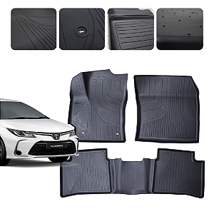 Tapete Borda elevada Para Corolla Sedan 2020 a 2026 Original Lanzi