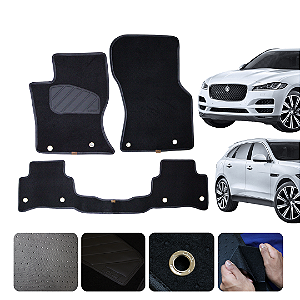 Tapete automotivo Para F- PACE 2017 a 2024 Original Lanzi