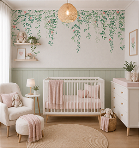 Papel de Parede Personalizado Folhagem e Jardim Suspenso
