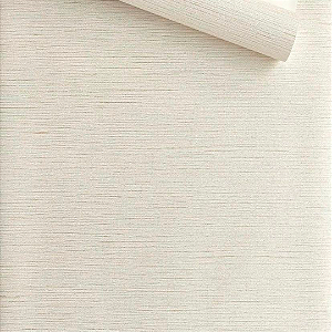 Papel de Parede Vinílico Importado Linho Mv03 Creme  - Rolo de 10 metros