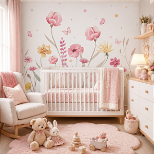Papel de Parede Personalizado Flower Sob Medida Flor Quarto - Sala