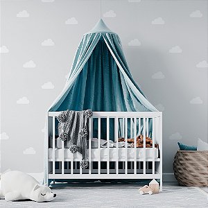 Papel de Parede Personalizado Nuvem Cinza