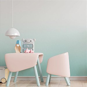 Papel de Parede Non Woven Textura Degrade Tiffany Personalizado